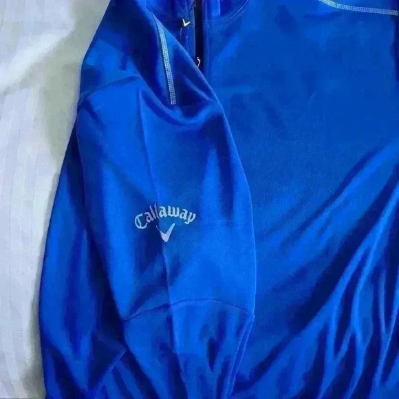 Callaway Golf 1/4 Zip Water Repellent Pullover - Size: M - Picture 7 of 9